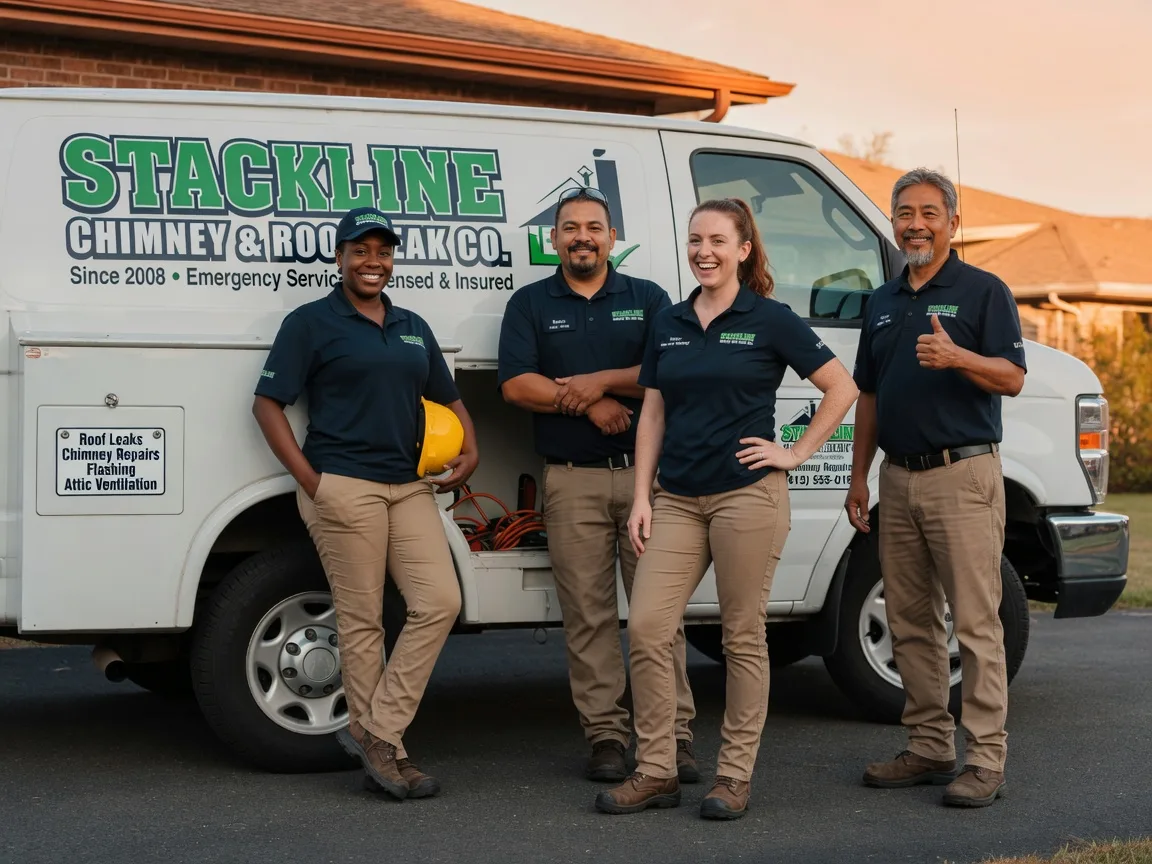Chimney flashing repair company in Bondville, IL